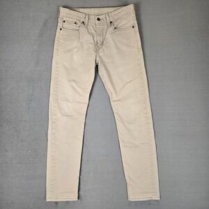Levis Jeans 502 Men 29x32 (Fit 30x29) Regular Taper Khaki Chinos Casual Straight